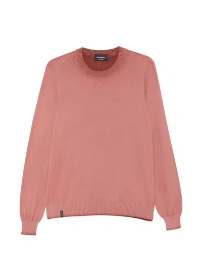 Arovescio Crew-neck Sweater In Pink