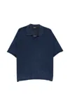 Arovescio Derby Knitted T-shirt In Blue