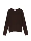 Arovescio Fein Gestrickter Pullover In Brown