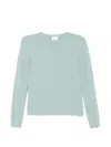 Arovescio Fein Gestrickter Pullover In Green