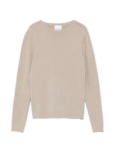 Arovescio Fein Gestrickter Pullover In Neutral