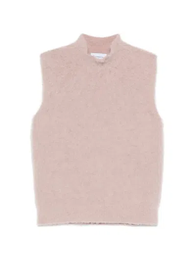 Arovescio Top Mit Stehkragen In Pink
