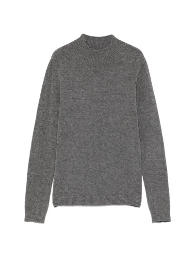 Arovescio Pullover Mit Stehkragen In Gray