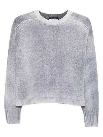Arovescio Long-sleeve Sweater In Gray