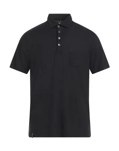 Arovescio Man Polo Shirt Black Size 44 Cotton