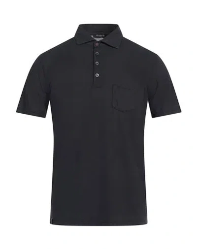 Arovescio Man Polo Shirt Midnight Blue Size 44 Cotton