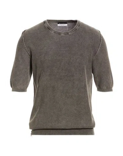 Arovescio Man Sweater Black Size 44 Cotton In Gray