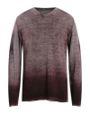 Arovescio Man Sweater Burgundy Size 46 Merino Wool In Red
