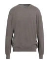 Arovescio Man Sweater Cocoa Size 46 Cotton In Brown