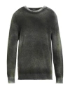 Arovescio Man Sweater Dark Green Size 44 Wool, Cashmere