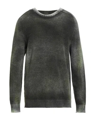 Arovescio Man Sweater Dark Green Size 44 Wool, Cashmere