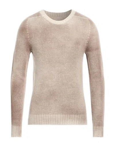 Arovescio Man Sweater Grey Size 44 Wool, Cashmere In Gray