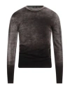 Arovescio Man Sweater Lead Size 38 Merino Wool