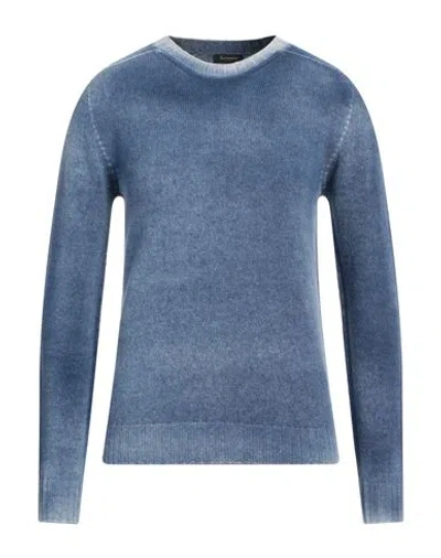 Arovescio Man Sweater Light Blue Size 38 Virgin Wool, Cashmere