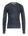 Arovescio Man Sweater Midnight Blue Size 36 Merino Wool