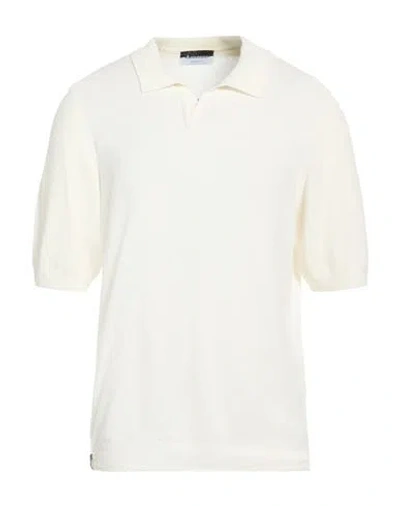 Arovescio Man Sweater Off White Size 46 Cotton, Polyamide