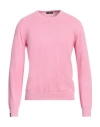 Arovescio Man Sweater Pink Size 40 Cotton