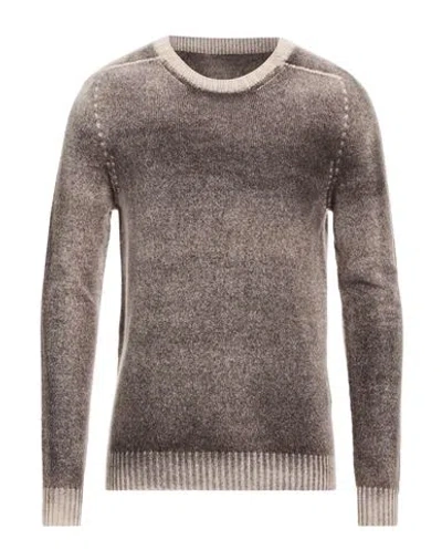 Arovescio Man Sweater Taupe Size 38 Wool, Cashmere In Brown