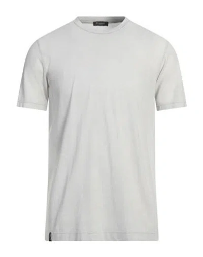 Arovescio Man T-shirt Light Grey Size 40 Supima