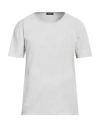 Arovescio Man T-shirt Light Grey Size 42 Cotton