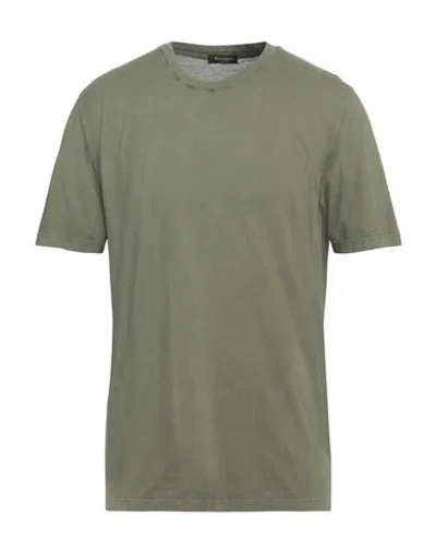 Arovescio Man T-shirt Military Green Size 46 Supima