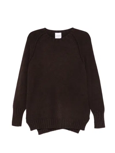 Arovescio Pullover Mit Raglanärmeln In Burgundy