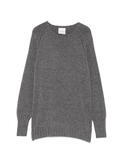 Arovescio Pullover Mit Raglanärmeln In Gray