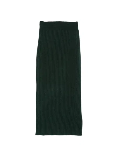 Arovescio Midirock Aus Geripptem Strick In Green