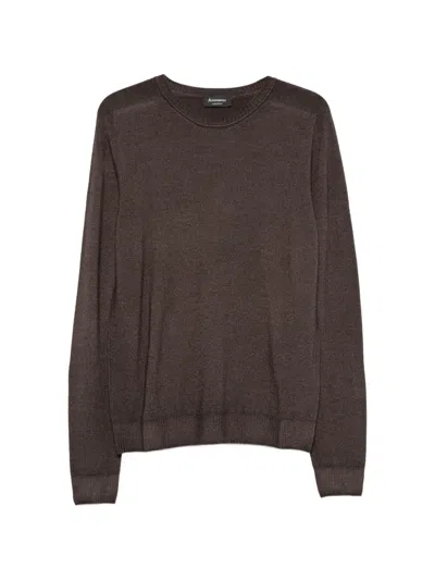 Arovescio Ribbed-trim Sweater In Multi
