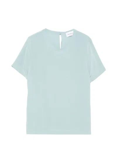 Arovescio Round-neck T-shirt In Blue