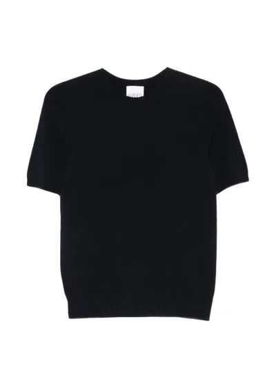 Arovescio Kurzärmeliges Strickoberteil In Black