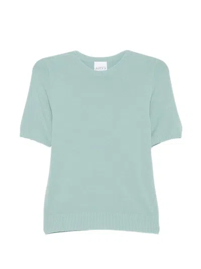 Arovescio Gestricktes T-shirt In Multi