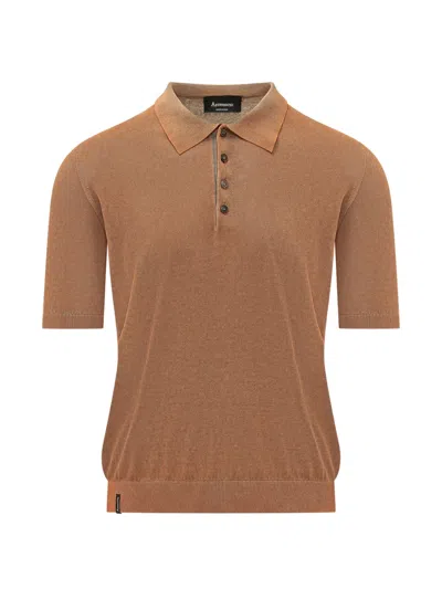Arovescio Short-sleeve Polo Shirt In Blue