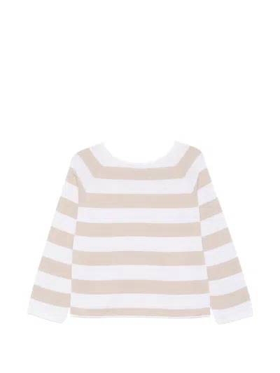 Arovescio Striped-pattern T-shirt In Multi