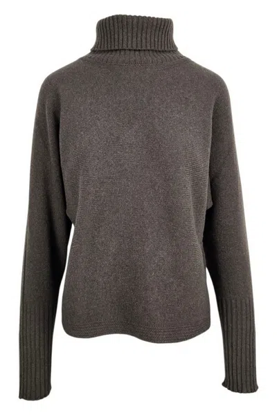 Arovescio Sweaters Brown In Gray