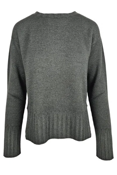 Arovescio Sweaters Dark Green In Verde Blu E Verdi