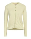 Arovescio Woman Cardigan Light Green Size 12 Cotton In Green