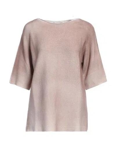 Arovescio Woman Sweater Antique Rose Size 6 Cotton In Pink