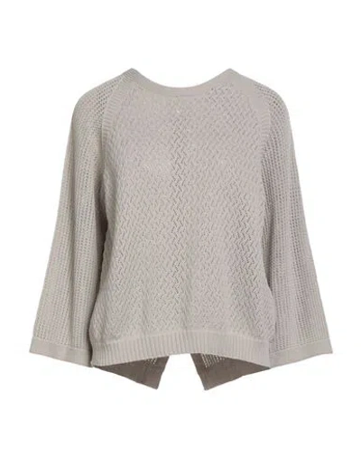 Arovescio Woman Sweater Beige Size 12 Cotton In Neutral