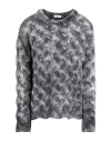 Arovescio Woman Sweater Lead Size 8 Baby Alpaca Wool, Polyamide, Merino Wool