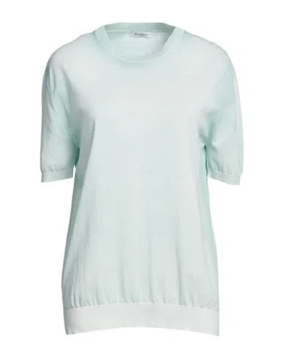 Arovescio Woman Sweater Light Green Size 4 Cotton