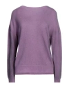 Arovescio Woman Sweater Lilac Size 10 Cashmere