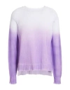 Arovescio Woman Sweater Mauve Size 6 Organic Cotton In Purple