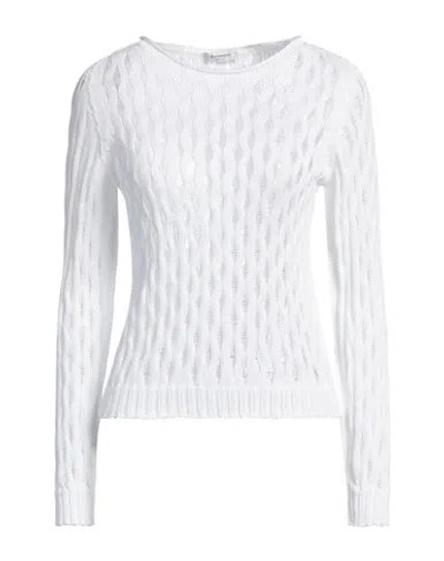 Arovescio Woman Sweater White Size 6 Cotton In White