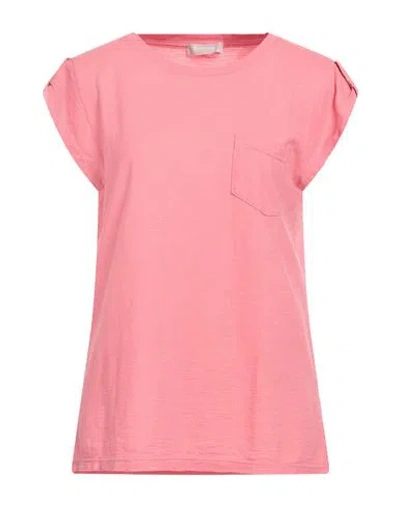 Arovescio Woman T-shirt Pink Size 10 Cotton