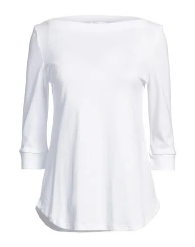 Arovescio Woman T-shirt White Size 8 Supima