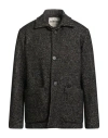 Arpège Heritage Man Coat Black Size 42 Wool, Acrylic, Polyester, Polyamide In Black