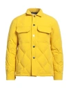 Arpège Heritage Man Puffer Yellow Size 38 Polyamide, Polyester, Elastane In Yellow