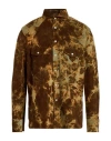 Arpège Heritage Man Shirt Brown Size 40 Cotton In Brown