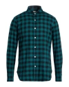 Arpège Heritage Man Shirt Green Size 36 Cotton